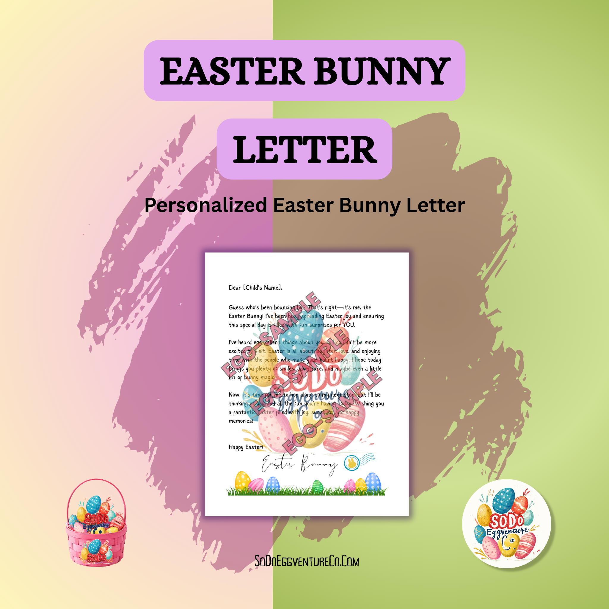 Personalized Easter Bunny Letter – A Magical Message from the Bunny Himself! 🐰💌