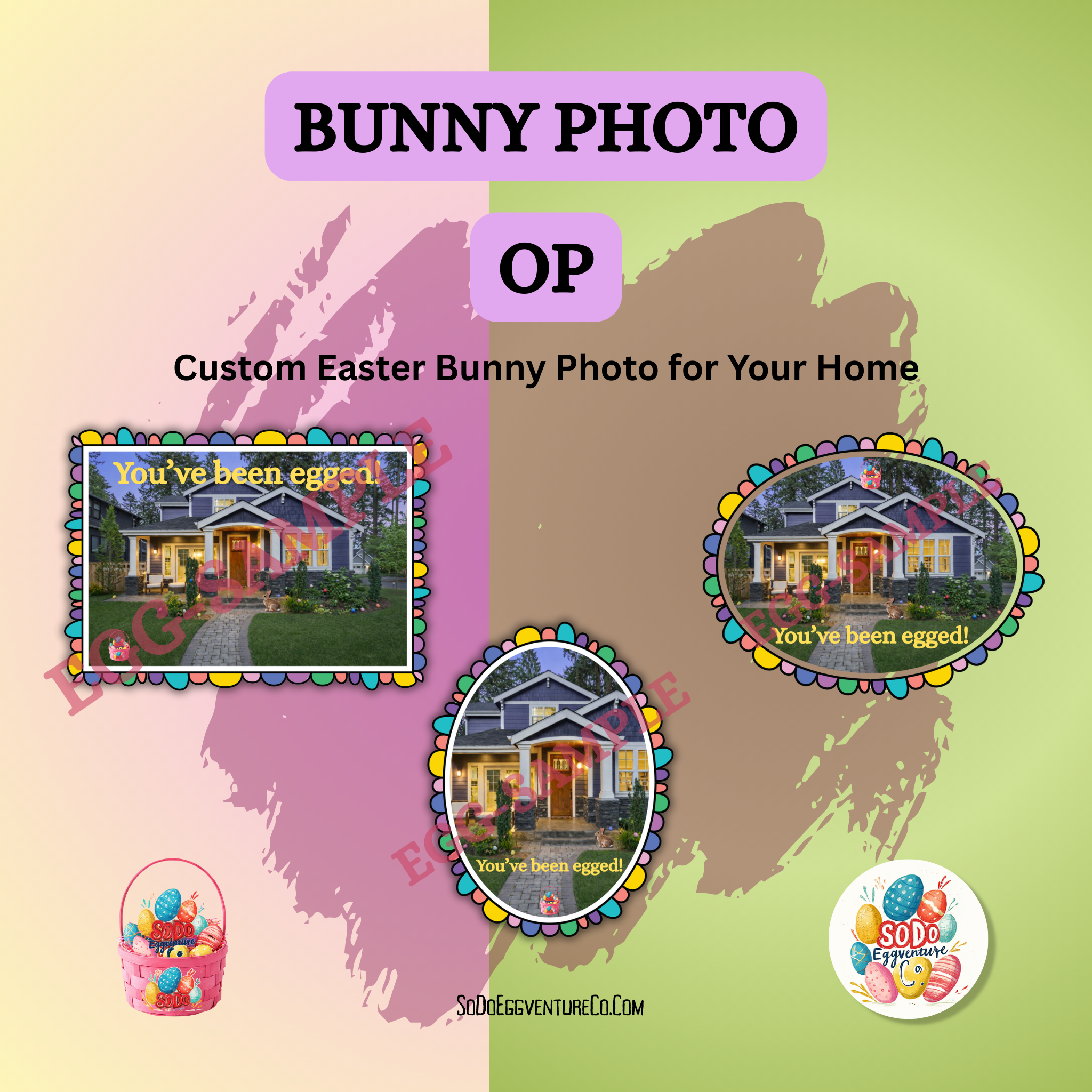 Bunny Photo Op – A Hoppin’ Fun Easter Surprise for Your Home!