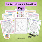 🌷 Spring Activity Book – Lots of Pages of Printable Fun for Kids!