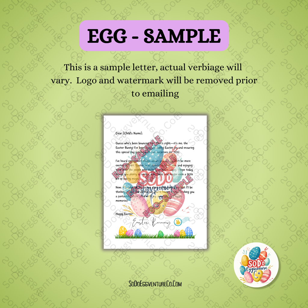 Personalized Easter Bunny Letter – A Magical Message from the Bunny Himself! 🐰💌