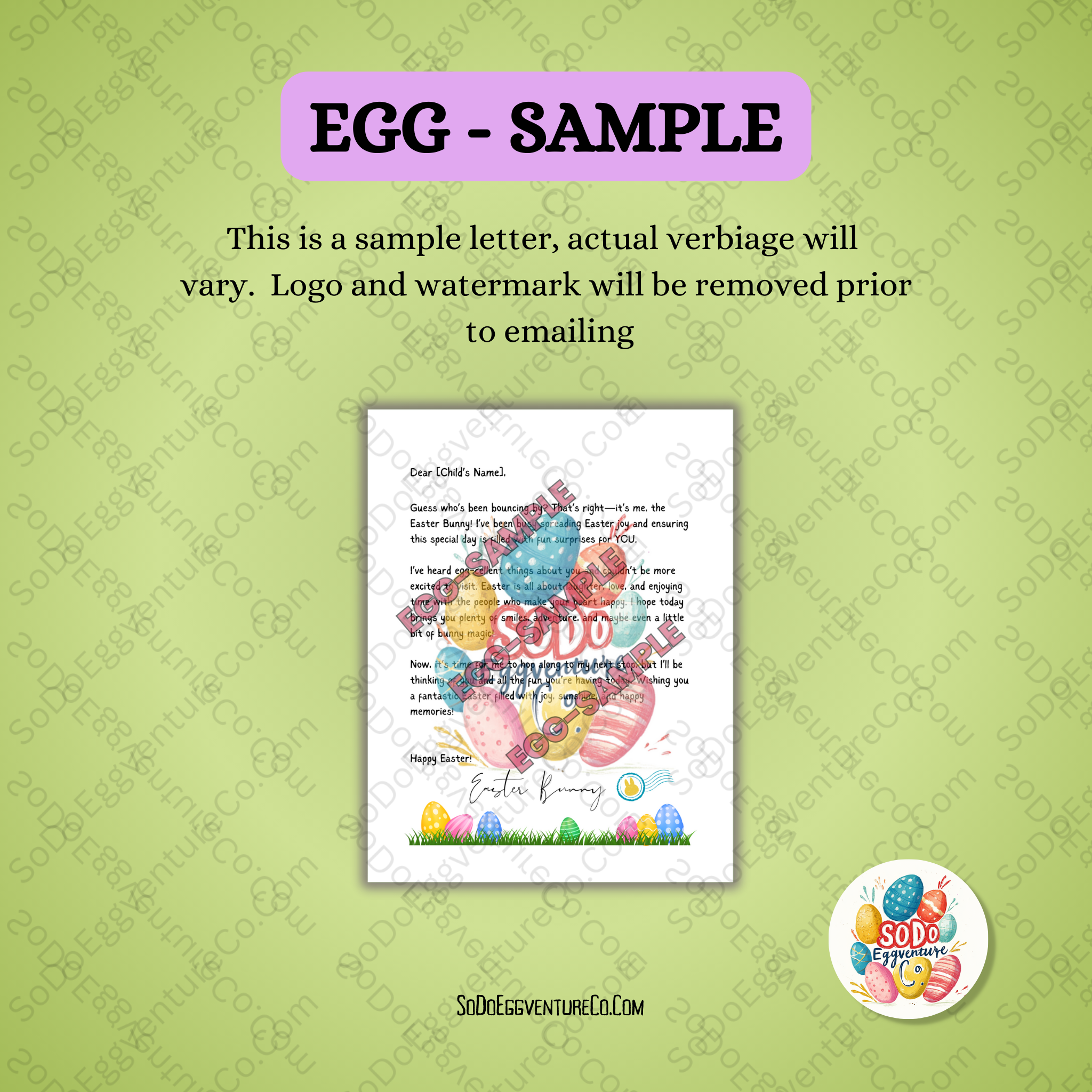 Personalized Easter Bunny Letter – A Magical Message from the Bunny Himself! 🐰💌