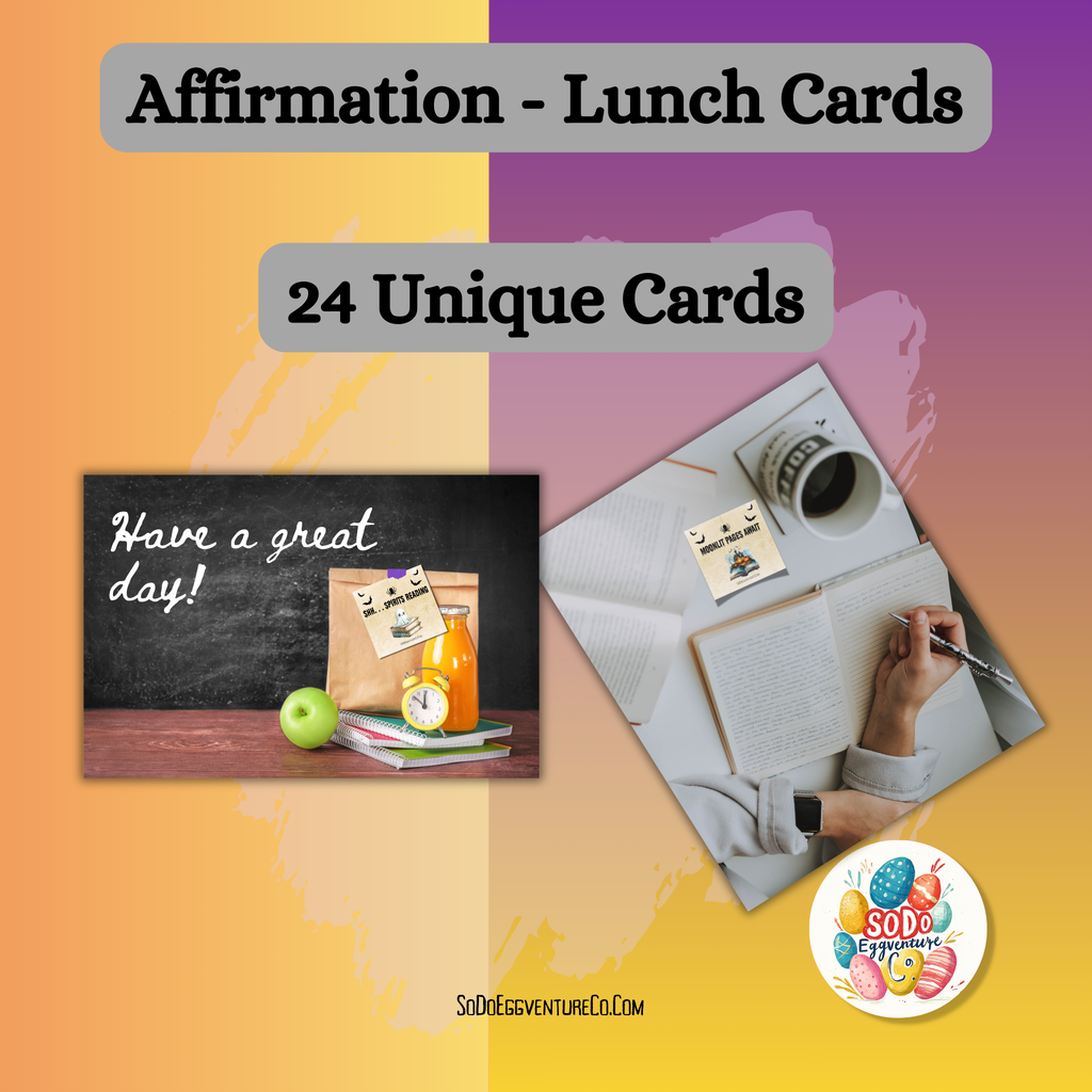 🎃 Spooky Affirmation|Lunch Cards – A Hauntingly Positive Treat!