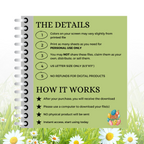 Easter Activity Pack product details and usage instructions including file size, download info, and personal use terms