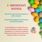 Fri, April 3, 2026 – Egg Drop / Yard Delivery