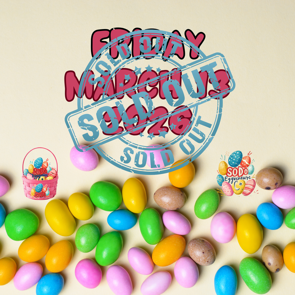 Fri, March 13, 2026 – Egg Drop / Yard Delivery