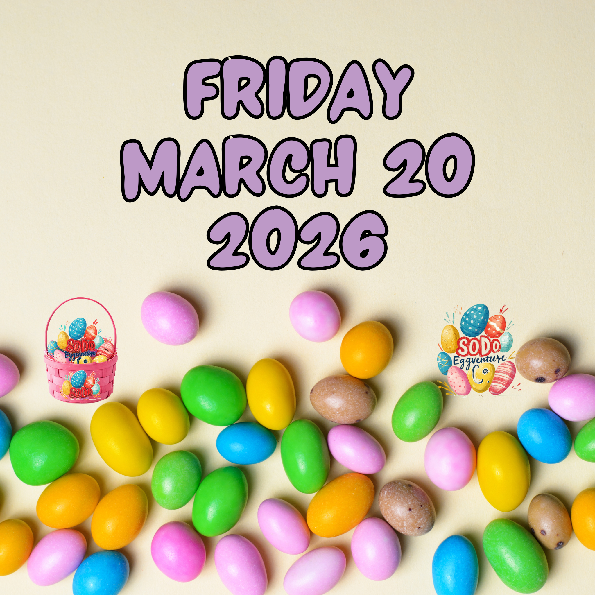 Fri, March 20, 2026 – Egg Drop / Yard Delivery