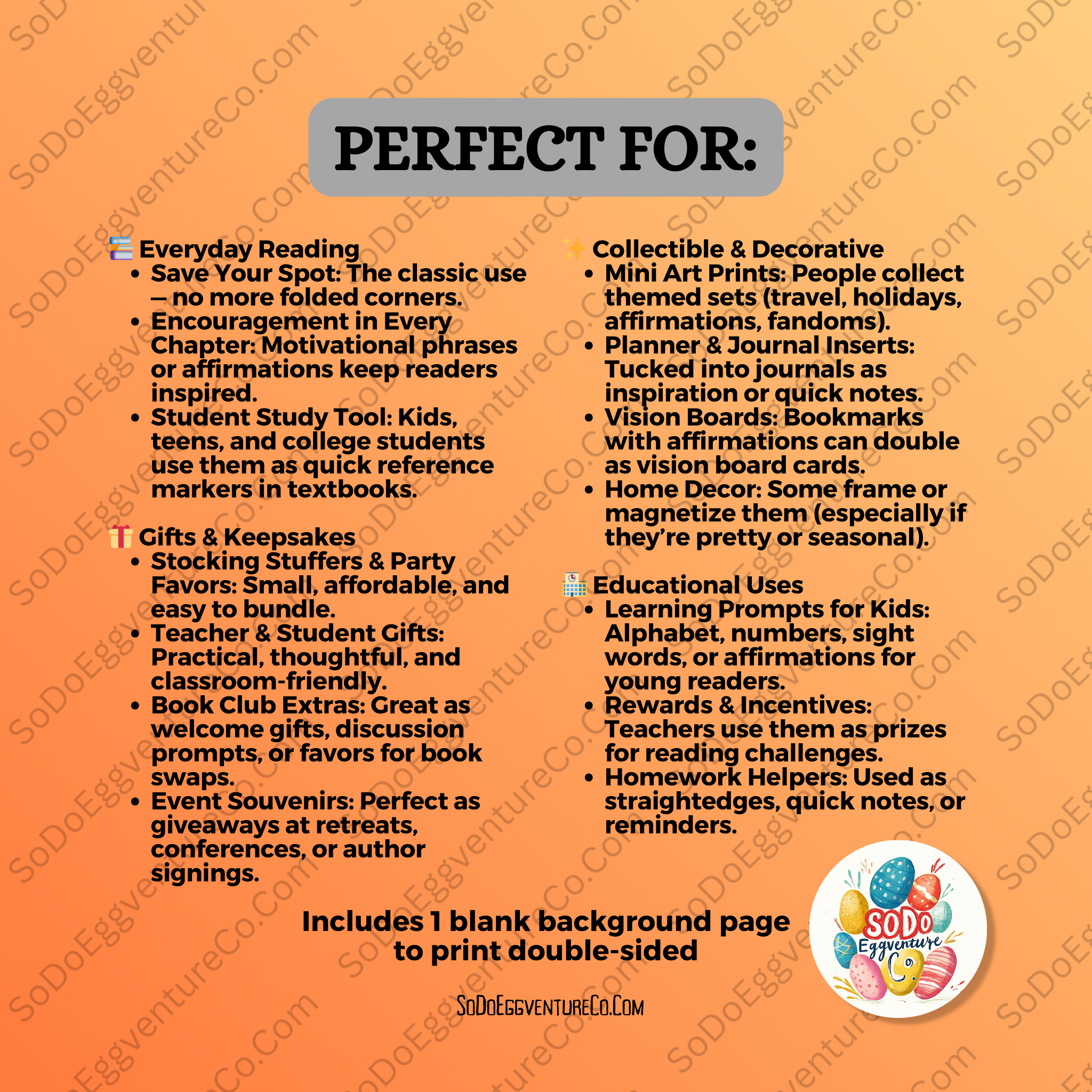 🧙24 Spooky Halloween Bookmarks (Printable) – 48 Total Designs in 2 Sizes