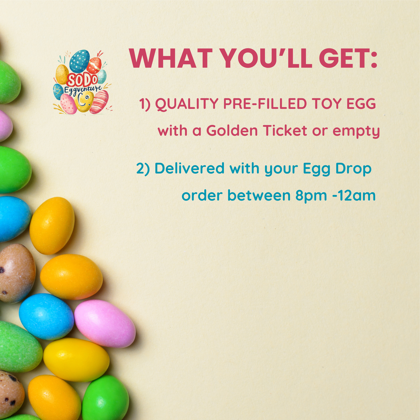 Golden Surprise Eggs – A Shiny Bonus for Your Eggventure! ✨🥚 Set of 4